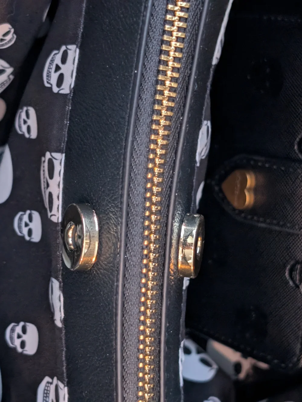Vegan Leather Skullicious Floral Embossed Satchel - Betsey Johnson